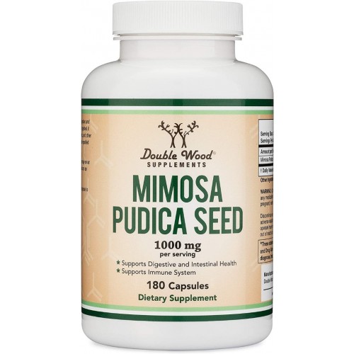 DOUBLE WOOD / MIMOSA PUDICA SEED / МИМОЗА ПУДИКА КАПС. X180 DOUBLE WOOD / MIMOSA PUDICA SEED / МИМОЗА ПУДИКА КАПС. X180