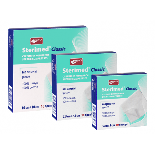 MEDICA/ СТЕРИМЕД СОФТ НТТ 5см/5см х 10бр.-Медика MEDICA/ СТЕРИМЕД СОФТ НТТ 5см/5см х 10бр.-Медика