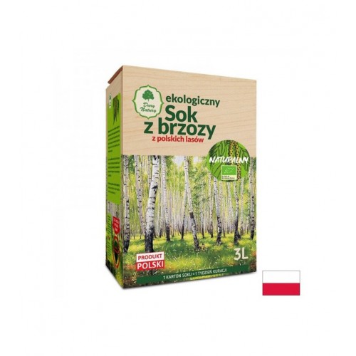 DARY NATURY SOK Z BRZOZY NATURALNY EKO / БИО БРЕЗОВ СОК ДЕТОКСИКАЦИЯ ТОНУС СИЛЕН ИМУНИТЕТ 3 Л
