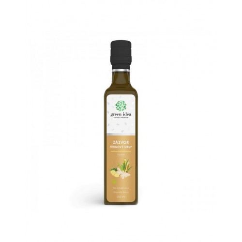 GREEN IDEA ZAZVOR TRTINOVY SIRUP / ТРЪСТИКОВ СИРОП С ДЖИНДЖИФИЛ ДОБРО ХРАНОСМИЛАНЕ И ДИХАТЕЛНА СИСТЕМА 250 МЛ GREEN IDEA ZAZVOR TRTINOVY SIRUP / ТРЪСТИКОВ СИРОП С ДЖИНДЖИФИЛ ДОБРО ХРАНОСМИЛАНЕ И ДИХАТЕЛНА СИСТЕМА 250 МЛ