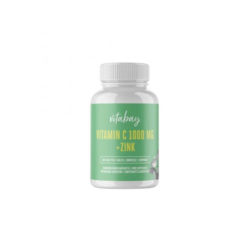 VITABAY Витамин C 1000 mg + цинк табл. x200 VITABAY Витамин C 1000 mg + цинк табл. x200