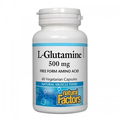 NATURAL FACTORS L-GLUTAMINE / Л-ГЛУТАМИН 500МГ КАПС. Х60 NATURAL FACTORS L-GLUTAMINE / Л-ГЛУТАМИН 500МГ КАПС. Х60
