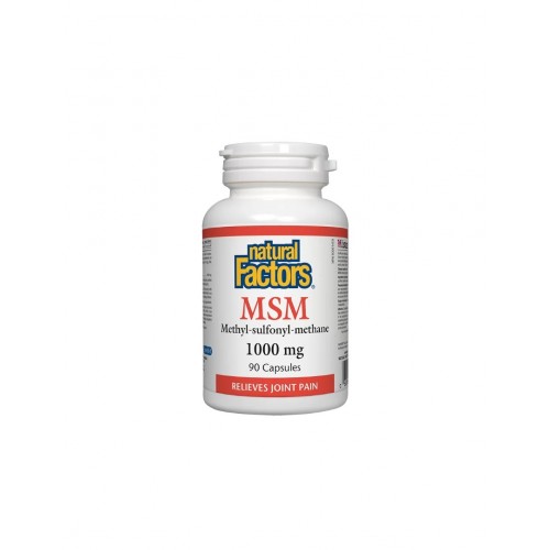 NATURAL FACTORS MSM / МСМ 1000МГ КАПС. Х90