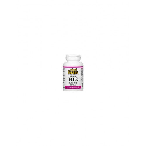 NATURAL FACTORS VITAMIN B12 / ВИТАМИН В12 1000МКГ ТАБЛ. Х90 NATURAL FACTORS VITAMIN B12 / ВИТАМИН В12 1000МКГ ТАБЛ. Х90