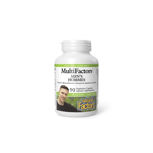 NATURAL FACTORS MULTIFACTORS / МУЛТИВИТАМИНИ И МИНЕРАЛИ ЗА МЪЖЕ КАПС. Х90 NATURAL FACTORS MULTIFACTORS / МУЛТИВИТАМИНИ И МИНЕРАЛИ ЗА МЪЖЕ КАПС. Х90