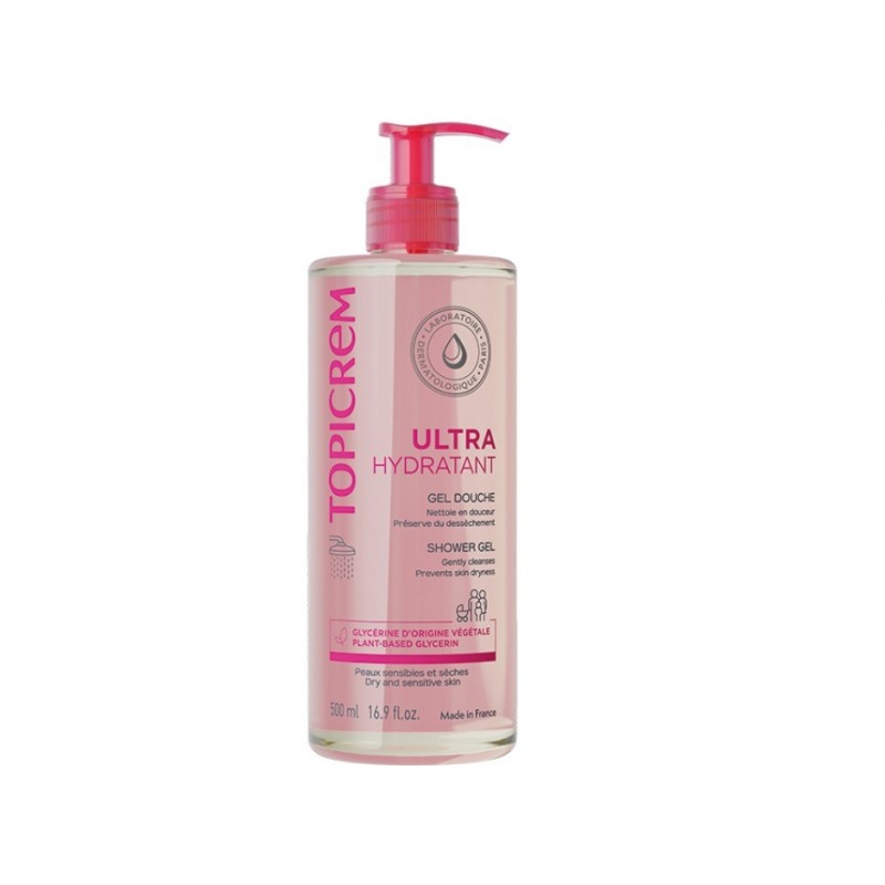 TOPICREM ULTRA HYDRATANT SHOWER GEL / ПЕНЛИВ ПОЧИСТВАЩ ГЕЛ (ЗА СУХА И ЧУВСТВИТЕЛНА КОЖА) 500МЛ TOPICREM ULTRA HYDRATANT SHOWER GEL / ПЕНЛИВ ПОЧИСТВАЩ ГЕЛ (ЗА СУХА И ЧУВСТВИТЕЛНА КОЖА) 500МЛ