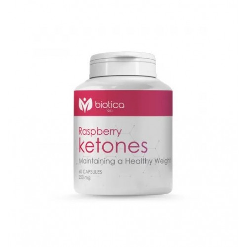 BIOTICA RASPBERRY KETONES / МАЛИНОВИ КЕТОНИ ЗА КОНТРОЛ НА ТЕГЛОТО И АПЕТИТА КАПС. X 60