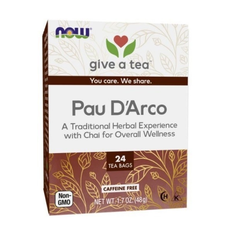 NOW FOODS PAU D ARCO ЧАЙ ПАКЕТЧЕТА X24