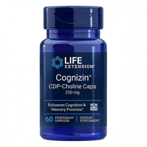 LIFE EXTENSION / COGNIZIN® CDP CHOLINE / ЦИТИКОЛИН 250МГ КАПС. X60 LIFE EXTENSION / COGNIZIN® CDP CHOLINE / ЦИТИКОЛИН 250МГ КАПС. X60