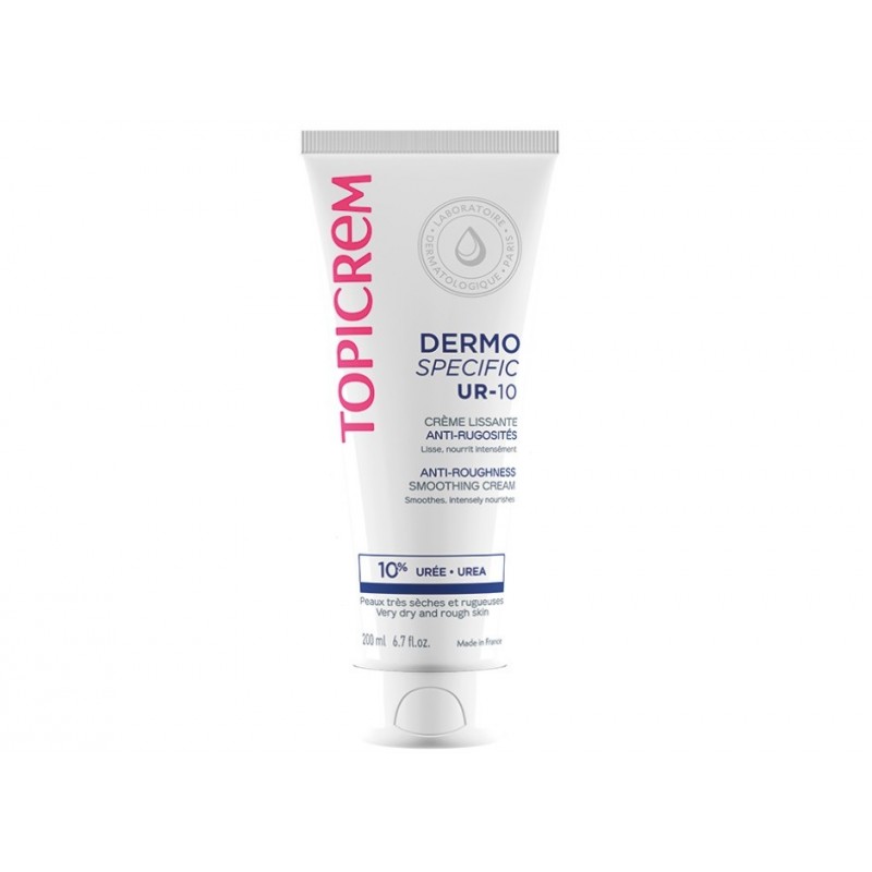TOPICREM DERMO SPECIFIC UR-10 ANTI-ROUGHNESS SMOOTHING CREAM / ПОДХРАНВАЩ КРЕМ ЗА ТЯЛО (ЗА МНОГО СУХА КОЖА) 200МЛ