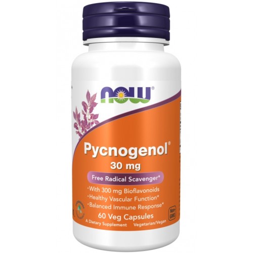 NOW FOODS PYCNOGENOL 30МГ КАПС. X60 NOW FOODS PYCNOGENOL 30МГ КАПС. X60
