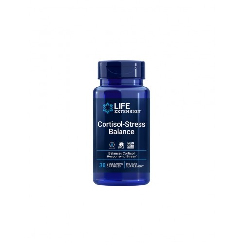 LIFE EXTENSION / CORTISOL - STRESS BALANCE / КОРТИЗОЛ - СТРЕС БАЛАНС КАПС. X30 LIFE EXTENSION / CORTISOL - STRESS BALANCE / КОРТИЗОЛ - СТРЕС БАЛАНС КАПС. X30