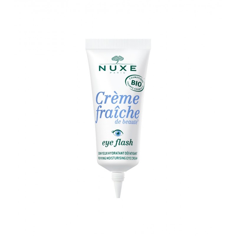 NUXE CREME FRAICHE DE BEAUTE EYE FLASH REVIVING MOISTURIZING EYE CREAM / НУКС КРЕМ ФРЕШ ДЕ БЮТИ ХИДРАТИРАЩ ОЗАРЯВАЩ ОКОЛООЧЕН КРЕМ 15 МЛ NUXE CREME FRAICHE DE BEAUTE EYE FLASH REVIVING MOISTURIZING EYE CREAM / НУКС КРЕМ ФРЕШ ДЕ БЮТИ ХИДРАТИРАЩ ОЗАРЯВАЩ ОКОЛООЧЕН КРЕМ 15 МЛ