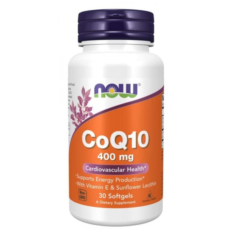 NOW FOODS COQ10 400МГ ДРАЖЕТА X30 NOW FOODS COQ10 400МГ ДРАЖЕТА X30