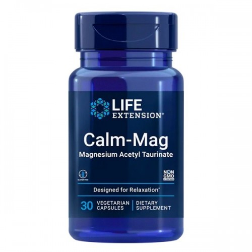 LIFE EXTENSION / CALM-MAG MAGNESIUM ACETYL TAURINATE / МАГНЕЗИЙ (АЦЕТИЛ ТАУРИНАТ) КАПС. X30 LIFE EXTENSION / CALM-MAG MAGNESIUM ACETYL TAURINATE / МАГНЕЗИЙ (АЦЕТИЛ ТАУРИНАТ) КАПС. X30