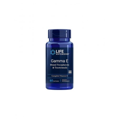 LIFE EXTENSION / GAMMA E MIXED TOCOPHEROLS & TOCOTRIENOLS / ВИТАМИН Е (МИКСИРАНИ ТОКОФЕРОЛИ И ТОКОТРИЕНОЛИ) СОФТГЕЛ КАПС. X60 LIFE EXTENSION / GAMMA E MIXED TOCOPHEROLS & TOCOTRIENOLS / ВИТАМИН Е (МИКСИРАНИ ТОКОФЕРОЛИ И ТОКОТРИЕНОЛИ) СОФТГЕЛ КАПС. X60