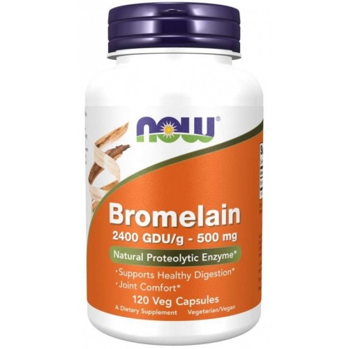 NOW FOODS BROMELAIN 500МГ КАПС. X120