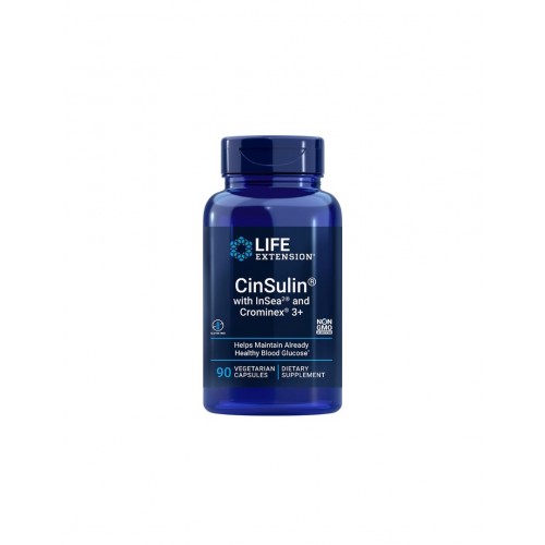 LIFE EXTENSION / CINSULIN WITH INSEA2 AND CROMINEX®3+ / ГЛЮКОЗЕН МЕТАБОЛИЗЪМ ФОРМУЛА КАПС. X90 LIFE EXTENSION / CINSULIN WITH INSEA2 AND CROMINEX®3+ / ГЛЮКОЗЕН МЕТАБОЛИЗЪМ ФОРМУЛА КАПС. X90