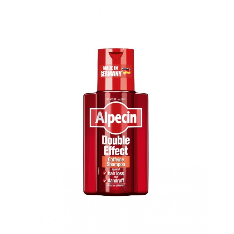 DR. KURT WOLFF GROUP ALPECIN DOUBLE EFFECT COFFEIN SHAMPOO / АЛПЕЦИН ШАМПОАН С ДВОЕН ЕФЕКТ ПРОТИВ ПЪРХОТ И КОСОПАД 200 МЛ