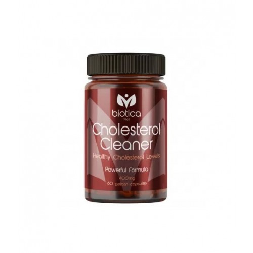 BIOTICA CHOLESTEROL CLEANER / ХОЛЕСТЕРОЛ КЛИЙНЪР ЗА ПРЕЧИСТВАНЕ НА ЛОШИЯ ХОЛЕСТЕРОЛ КАПС. X 60