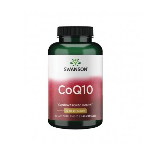 SWANSON COQ10 / СУОНСЪН КОЕНЗИМ COQ10 30 MГ КАПС. Х 240
