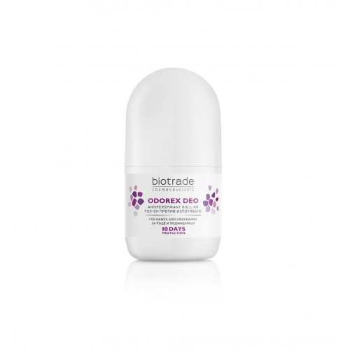 BIOTRADE ODOREX DEO ANTIPERSPIRANT ROLL-ON / БИОТРЕЙД ОДОРЕКС ДЕО РОЛ-ОН ПРОТИВ ИЗПОТЯВАНЕ ЗА РЪЦЕ И ПОДМИШНИЦИ 20 МЛ BIOTRADE ODOREX DEO ANTIPERSPIRANT ROLL-ON / БИОТРЕЙД ОДОРЕКС ДЕО РОЛ-ОН ПРОТИВ ИЗПОТЯВАНЕ ЗА РЪЦЕ И ПОДМИШНИЦИ 20 МЛ