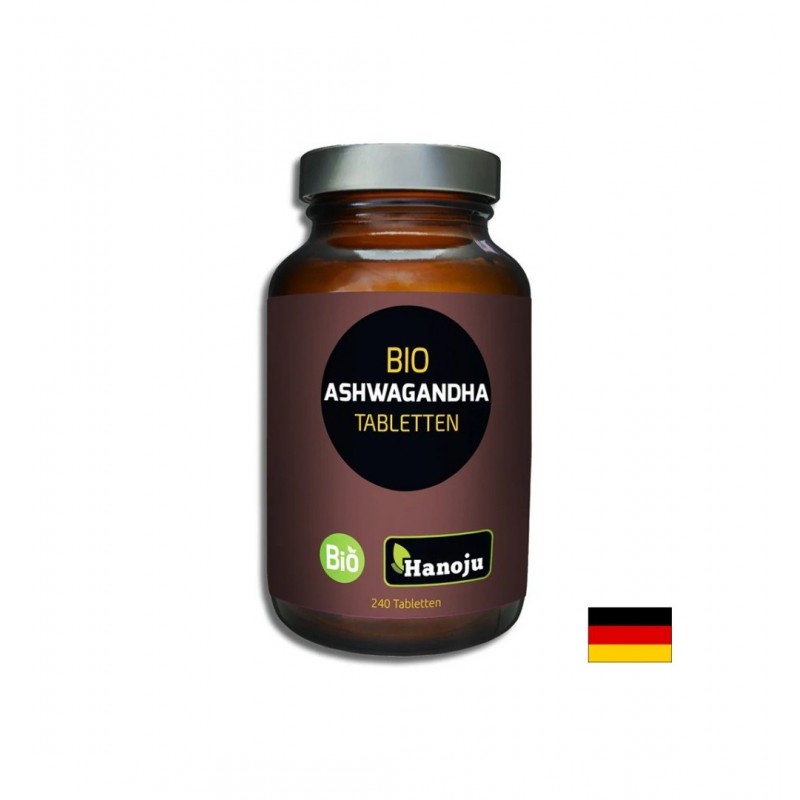 HANOJU ASHWAGANDHA BIO / АШВАГАНДА СПОКОЙНА НЕРВНА СИСТЕМА И АДАПТАЦИЯ КЪМ СТРЕС 492 МГ ТАБЛ. Х 240 HANOJU ASHWAGANDHA BIO / АШВАГАНДА СПОКОЙНА НЕРВНА СИСТЕМА И АДАПТАЦИЯ КЪМ СТРЕС 492 МГ ТАБЛ. Х 240
