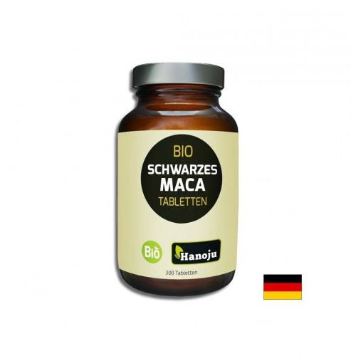 HANOJU SCHWARZES MACA BIO / ЧЕРНА МАКА ЕНЕРГИЯ, ЛИБИДО И ХОРМОНАЛЕН БАЛАНС 500 МГ ТАБЛ. Х 300 