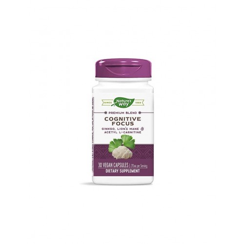 NATURE'S WAY PREMIUM BLEND COGNITIVE FOCUS / ПРЕМИУМ ФОРМУЛА ЗА ПАМЕТ И ФОКУС КАПС. Х30 NATURE'S WAY PREMIUM BLEND COGNITIVE FOCUS / ПРЕМИУМ ФОРМУЛА ЗА ПАМЕТ И ФОКУС КАПС. Х30