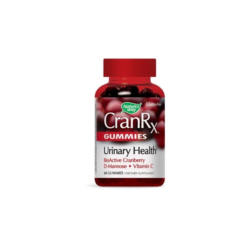 NATURE'S WAY GUMMIES CRAN RX URINARY HEALTH / ПРИ УПОРИТИ УРИНАРНИ ИНФЕКЦИИ ЖЕЛИРАНИ ТАБЛ. Х60