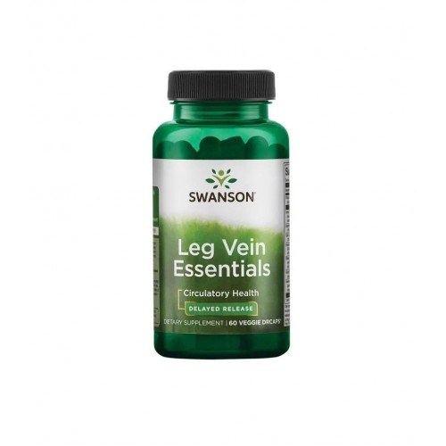 SWANSON DELAYED-RELEASE LEG VEIN ESSENTIALS / СУОНСЪН ДОБАВКА ЗА ВЕНИТЕ НА КРАКАТА КАПС. Х 60
