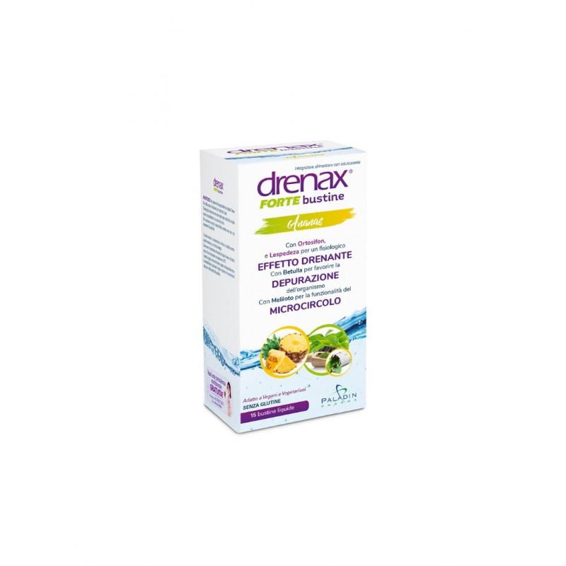 PALADIN PHARMA DRENAX FORTE BUSTINE ANANAS / ДРЕНАКС ФОРТЕ АНАНАС (ПРОТИВ ЗАДЪРЖАНЕ НА ТЕЧНОСТИ) САШЕТА С ТЕЧНОСТ Х15