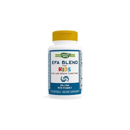NATURE'S WAY EFA BLEND FOR KIDS / ОМЕГА 3-6 ЗА ДЕЦА СОФТГЕЛ КАПС. Х120 NATURE'S WAY EFA BLEND FOR KIDS / ОМЕГА 3-6 ЗА ДЕЦА СОФТГЕЛ КАПС. Х120