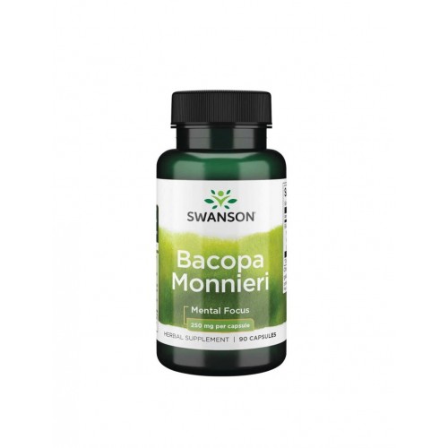 SWANSON MONNIERI EXTRACT BACOGNIZE / СУОНСЪН БАКОПА МОНИЕРИ 250 МГ КАПС. Х 90