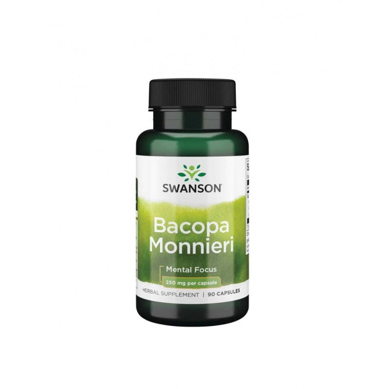 SWANSON MONNIERI EXTRACT BACOGNIZE / СУОНСЪН БАКОПА МОНИЕРИ 250 МГ КАПС. Х 90 SWANSON MONNIERI EXTRACT BACOGNIZE / СУОНСЪН БАКОПА МОНИЕРИ 250 МГ КАПС. Х 90