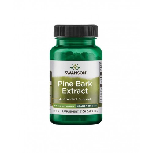 SWANSON PINE BARK EXTRACT / СУОНСЪН ЕКСТРАКТ ОТ БОРОВА КОРА СТАНДАРТИЗИРАН 50 МГ КАПС. Х 100 