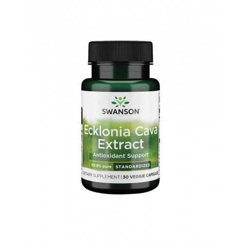 SWANSON ECKLONIA CAVA EXTRACT / СУОНСЪН ЕКСТРАКТ ОТ ЕКЛОНИА КАВА СТАНДАРТИЗИРАН 53 МГ КАПС. Х 30