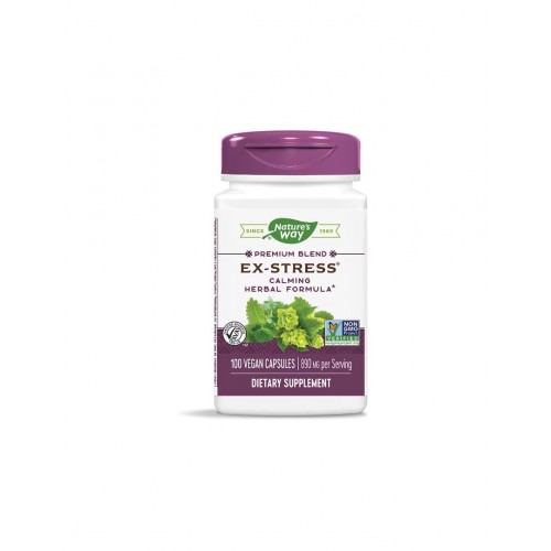 NATURE'S WAY PREMIUM BLEND EX-STRESS / ЕКС-СТРЕС - АНТИСТРЕС ПРЕМИУМ ФОРМУЛА КАПС. Х100 NATURE'S WAY PREMIUM BLEND EX-STRESS / ЕКС-СТРЕС - АНТИСТРЕС ПРЕМИУМ ФОРМУЛА КАПС. Х100
