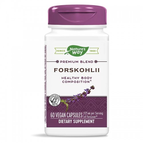 NATURE'S WAY PREMIUM BLEND FORSKOHLII / ФОРСКОЛИЙ 250МГ КАПС. Х60 NATURE'S WAY PREMIUM BLEND FORSKOHLII / ФОРСКОЛИЙ 250МГ КАПС. Х60