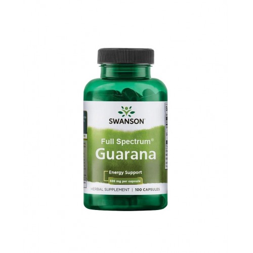 SWANSON GUARANA / СУОНСЪН ГУАРАНА 500 МГ КАПС. Х 100 SWANSON GUARANA / СУОНСЪН ГУАРАНА 500 МГ КАПС. Х 100