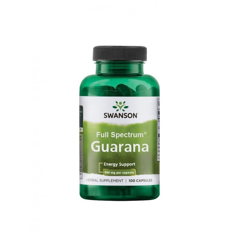 SWANSON GUARANA / СУОНСЪН ГУАРАНА 500 МГ КАПС. Х 100 SWANSON GUARANA / СУОНСЪН ГУАРАНА 500 МГ КАПС. Х 100