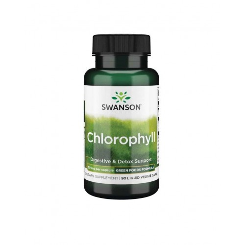 SWANSON CHLOROPHYLL / СУОНСЪН ХЛОРОФИЛ 104 МГ КАПС. X 90