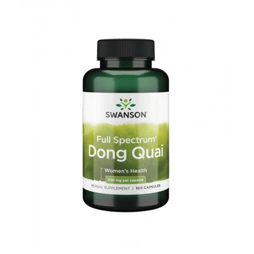 SWANSON DONG QUAI ROOT / СУОНСЪН КОРЕН ОТ ДОНГ КУАЙ 530 МГ КАПС. Х 100