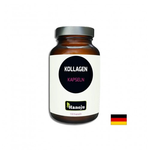 HANOJU KOLLAGEN PEPTAN® F / КОЛАГЕН ЕЛАСТИЧНА КОЖА, ПОДВИЖНИ СТАВИ И СИЛНА КОСА 300 МГ КАПС. Х 150 