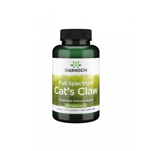 SWANSON CATS CLAW / СУОНСЪН КОТЕШКИ НОКЪТ 500 МГ КАПС. Х 100