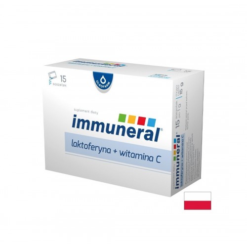 OLEOFARM IMMUNERAL / ЛАКТОФЕРИН 100 МГ + ВИТАМИН C ИМУННА ПОДКРЕПА САШЕТА X 15