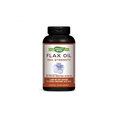 NATURE'S WAY FLAX OIL / ЛЕНЕНО МАСЛО 1300МГ СОФТГЕЛ КАПС. Х200 NATURE'S WAY FLAX OIL / ЛЕНЕНО МАСЛО 1300МГ СОФТГЕЛ КАПС. Х200