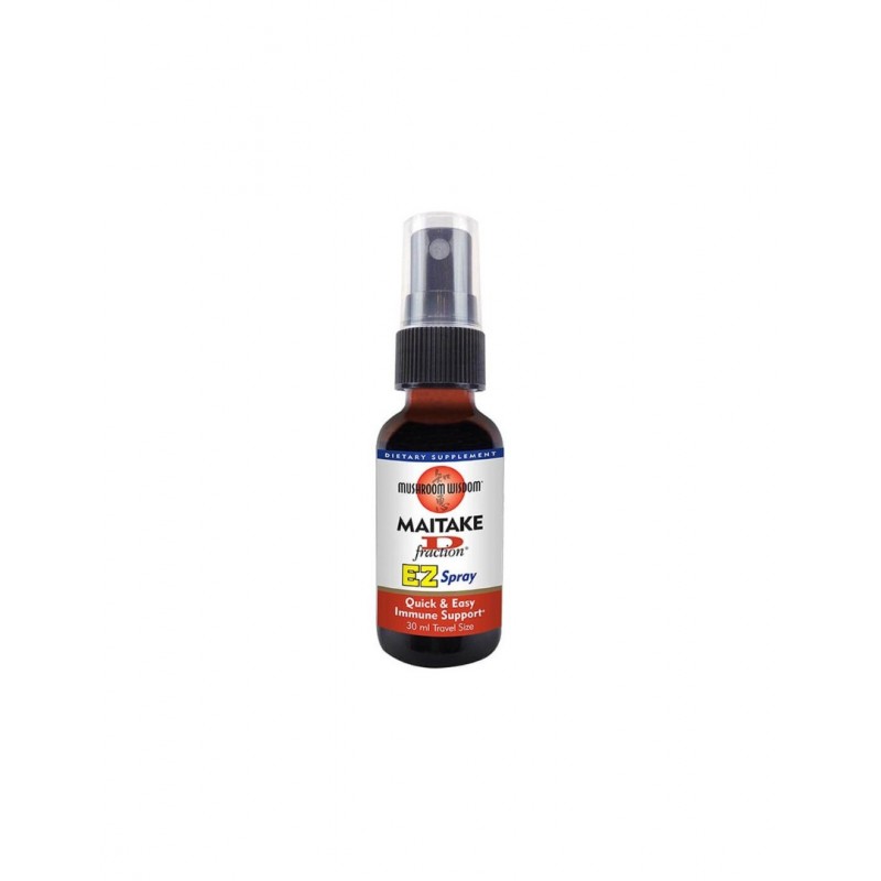 MUSHROOM WISDOM / MAITAKE D-FRACTION EZ SPRAY / МАЙТАКЕ D-ФРАКЦИЯ СПРЕЙ ЗА УСТА 137 ДОЗИ 30МЛ MUSHROOM WISDOM / MAITAKE D-FRACTION EZ SPRAY / МАЙТАКЕ D-ФРАКЦИЯ СПРЕЙ ЗА УСТА 137 ДОЗИ 30МЛ