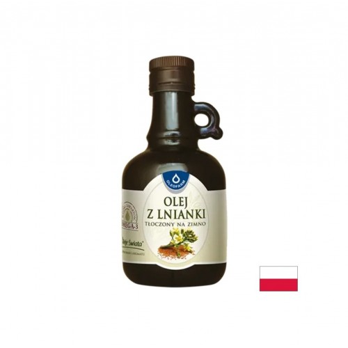OLEOFARM OLEJ Z LNIANKI / МАСЛО ОТ КАМЕЛИНА СЪРЦЕ И ХОЛЕСТЕРОЛ 250 МЛ