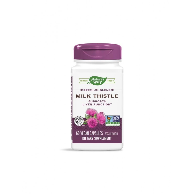 NATURE'S WAY PREMIUM BLEND MILK THISTLE / БЯЛ ТРЪН КАПС. Х60 NATURE'S WAY PREMIUM BLEND MILK THISTLE / БЯЛ ТРЪН КАПС. Х60